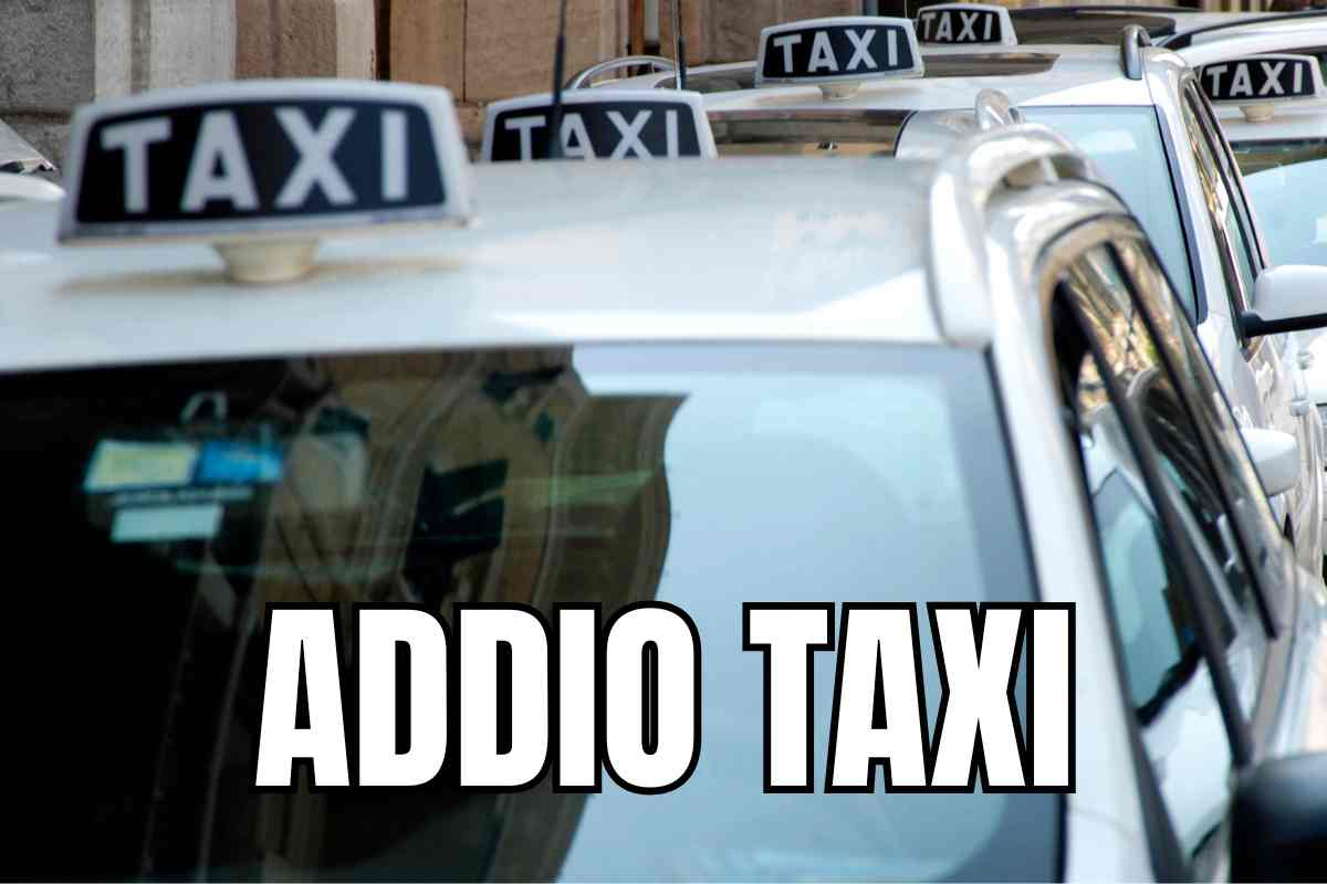 addio taxi